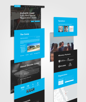Creative Leif | Elevate Camp Website Design